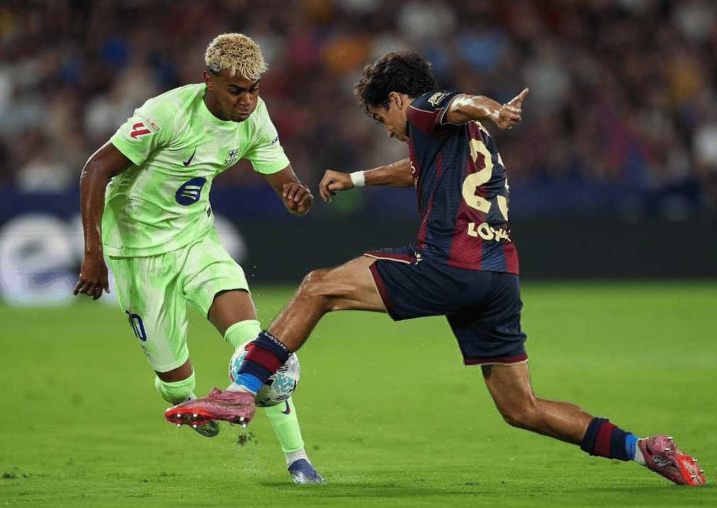 曼联太子迷失西班牙!亚马尔拯救球队,巴萨3-2让升班马豪言落空 曼联太子迷失西班牙!亚马尔拯救球队,巴萨3-2让升班马豪言落空